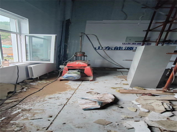 田家庵地基基础下沉墙体裂缝加固注浆顶升施工